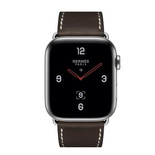 Apple Watch Hermes Series 4 GPS + LTE 44mm Steel Case w. Ebene Barenia Leather Tour Buckle (MU6U2)
Apple Watch Hermes Series 4 GPS + LTE 44mm Steel Case w. Ebene Barenia Leather Tour Buckle (MU6U2)