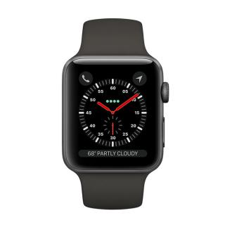 Apple Watch Series 3 GPS + LTE 38mm Space Gray Aluminum Case with Gray Sport Band (MR2Y2)
Apple Watch Series 3 GPS + LTE 38mm Space Gray Aluminum Case with Gray Sport Band (MR2Y2)