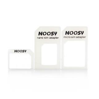 

Noosy Nano Micro Sim Adapter White