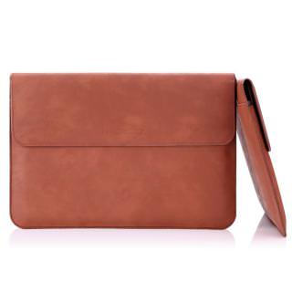 Moko PU Leather Case 10-11 Inch Sleeve Brown
