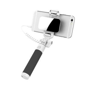 ROCK Mini S Selfie Stick with Wire Control Black