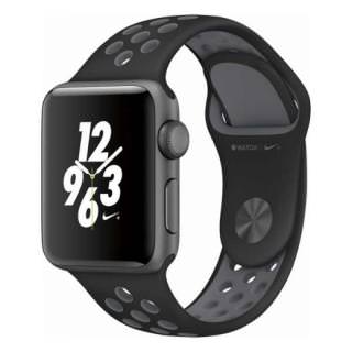 

Apple Watch Nike+ 38mm Space Gray Aluminum Case with Black/Cool Gray Nike Sport Band (MNYX2) (US)