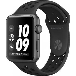 

Apple Watch Nike+ 38mm Space Gray Aluminum Case with Anthracite/Black Nike Sport Band (MQ162) (US)