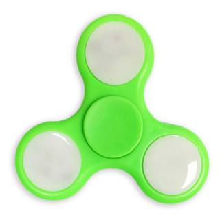 

Spinner Plastic LED Green
