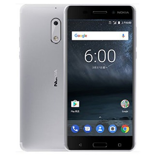 

Nokia 6 32GB 4GB RAM Dual Sim Silver (US)
