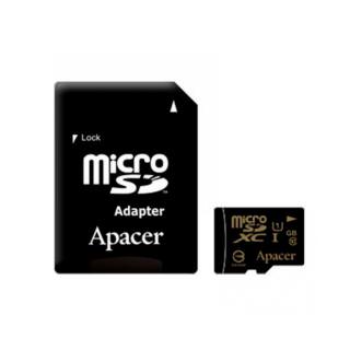 Apacer 64 GB microSDXC Class 10 UHS-I + SD adapter AP64GMCSX10U1-R