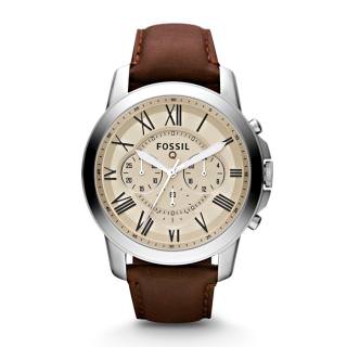 

Fossil Q Grant 44mm Stainless Steel Case Brown