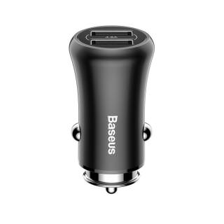 

Автомобильное зарядное устройство Baseus Gentleman Dual-USB Black