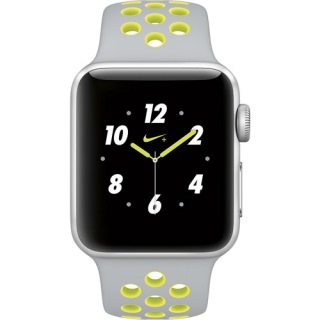 

Apple Watch Nike+ 38mm MNYP2 Silver Case Flat Silver Volt Nike Sport Band (US)