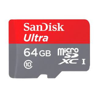

SanDisk Ultra UHS-I microSDXC 64GB + SD адаптер (BULK)