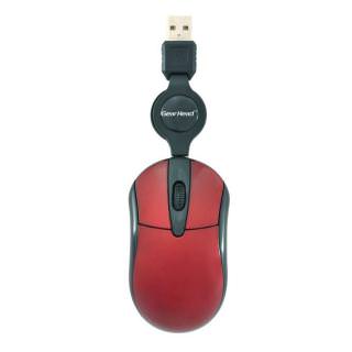 

Gear Head Optical Retractable USB Mobile Mouse Red/Black