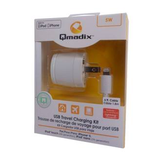 

Qmadix Travel Charging Lightning White (Open Box)