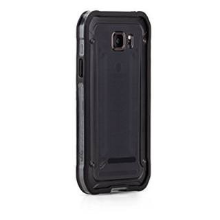 

CASE MATE Samsung Galaxy S6 Active Black Clear Slim Tough Frame Bumper Case Black