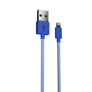 

JUST WIRELESS Lightning 5- Mesh Cable Blue (BULK)