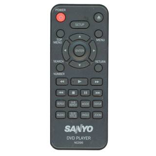 

SANYO DVD Player Remote Control NC095 (BULK)