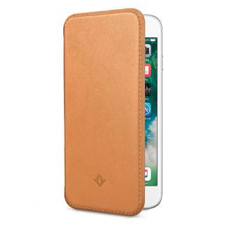 

SURFACEPAD Leather Wallet Folio Case Book Cover Iphone 6s Plus Tan