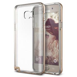 

VERUS Crystal Bumper Series Galaxy Note 5 Gold/Clear