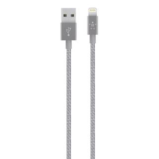 

Belkin Lightning USB Braided Tangle Free Cable 1.2m Grey