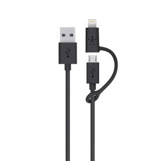 

Belkin 2in1 Micro USB Charge Sync Cable Samsung/Iphone Black (BULK)
