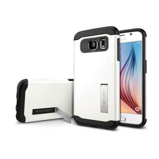 

SPIGEN Air Cushion Technology and Clear Hybrid Drop Protection for Samsung Galaxy S6 White