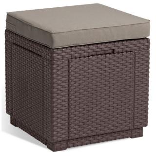 

Allibert 189449 Cube Stool Brown