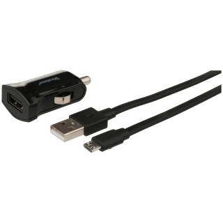 

JUST WIRELESS Qualcomm 2.0 Quick Car Charger Micro USB 5Ft