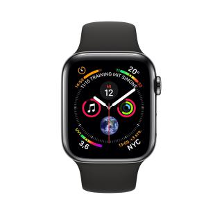 

Apple Watch Series 4 LTE Black Sport Band 44mm Stainless Steel (MTX22) (US)