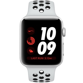 

Apple Watch Nike+ Series 3 (GPS) 38mm Silver Aluminum w. Pure Platinum/BlackSport B. (MQKX2)