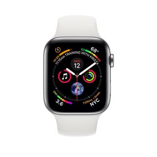 

Apple Watch Series 4 White Sport Band 44mm Silver Aluminum (MU6A2)