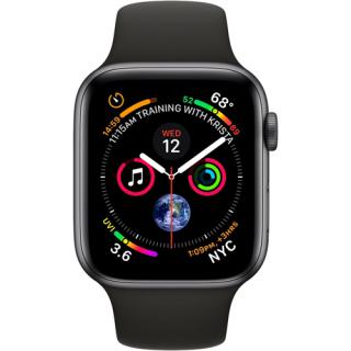 

Apple Watch Series 4 Black Sport Band 44mm Space Gray Aluminium Case (MU6D2)