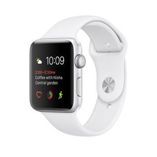 

Apple Watch Series 1 38mm Silver Aluminum Case with White Sport Band (MNNG2)