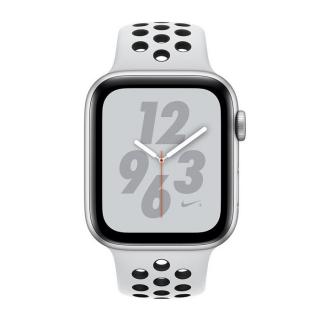 

Apple Watch Nike+ Series 4 GPS + LTE 44mm Silver Alum. w. Platinum/Black Nike Sport b. Silver Alum. (MTXC2)