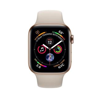 

Apple Watch Series 4 GPS + LTE 44mm Gold Steel w. Stone Sport b. Gold Steel (MTV72, MTX42)