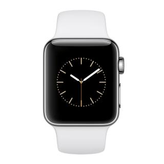 

Apple Watch Series 2 38mm Stainless Steel Case with White Sport Band (MNP42)