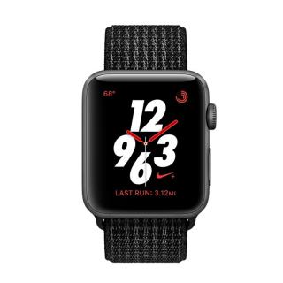 

Apple Watch Nike+ Series 3 GPS + Cellular 38mm Space Gray Aluminum w. Black/Pure PlatinumSport L. (MQL82)