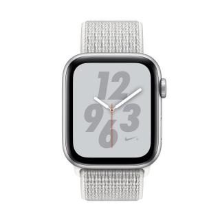 

Apple Watch Nike+ Series 4 GPS + LTE 44mm Silver Alum. w. Summit White Nike Sport l. Silver Alum. (MTXA2)