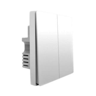 

Aqara Smart Light Switch Line-Neutral ZigBee Version, 2 клавиши (QBKG12LM)