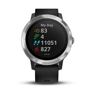 

Garmin Vivoactive 3 Silver with Black Silicon (010-01769-B0)