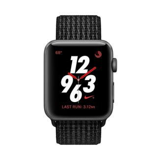 

Apple Watch Nike+ Series 3 GPS + Cellular 42mm Space Gray Aluminum w. Black/Pure PlatinumSport (MQLF2)