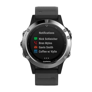 

Garmin fenix 5 Black Sapphire with Black Band Silver (010-01688-03)
