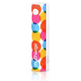 

Mycharge Style-power Portable 2200mah Multicolor Dots (BULK)