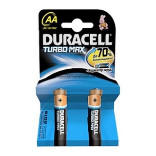 Duracell AA bat Alkaline 2шт Turbo Max 81417100/81367857