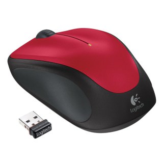

Logitech M235 Wireless Mouse Red (эконом упаковка)
